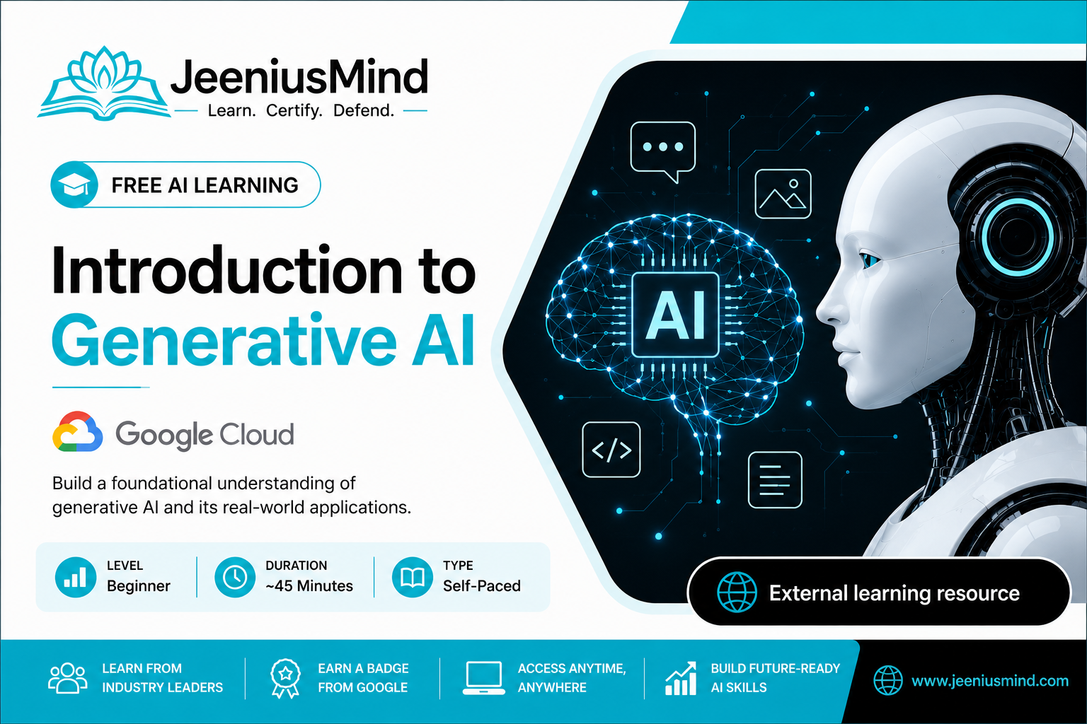 Google Introduction to Generative AI (Free)
