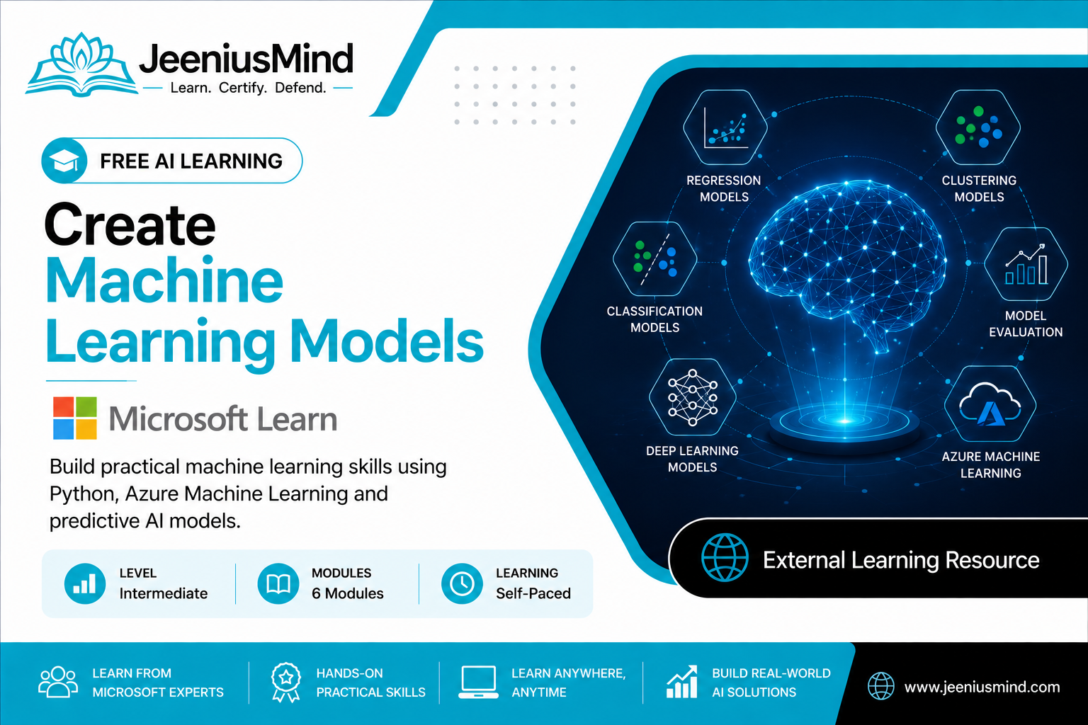 Microsoft Create Machine Learning Models (Free)